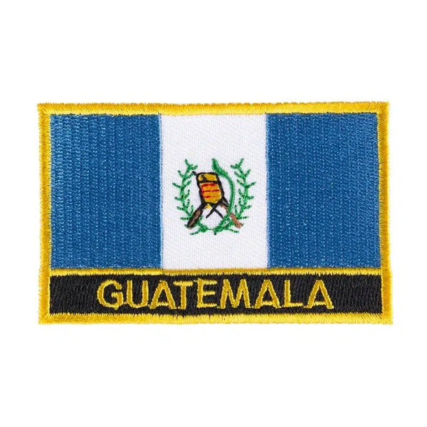 Guatemala Flag Patch - Sew On/Iron On Patch