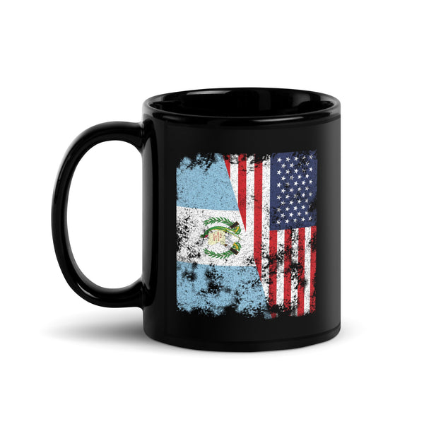 Guatemala USA Flag - Half American Mug