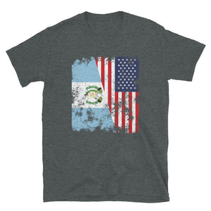 Guatemala USA Flag - Half American T-Shirt