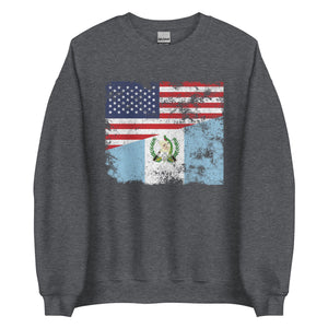 Guatemala USA Flag Sweatshirt