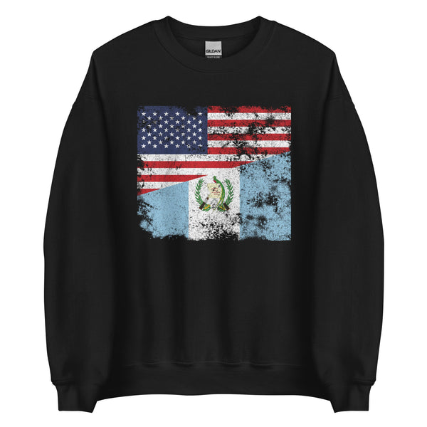 Guatemala USA Flag Sweatshirt