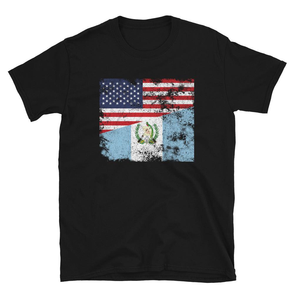 Guatemala USA Flag T-Shirt