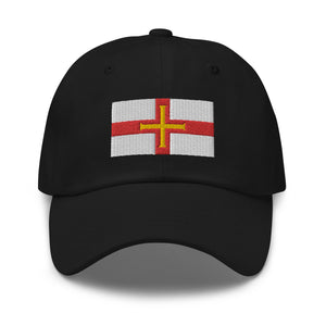 Guernsey Flag Cap - Adjustable Embroidered Dad Hat