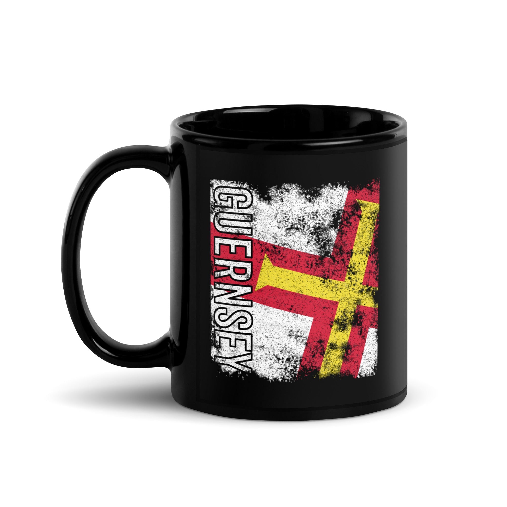 Guernsey Flag - Distressed Flag Mug