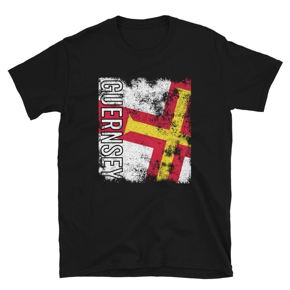 Guernsey Flag Distressed T-Shirt