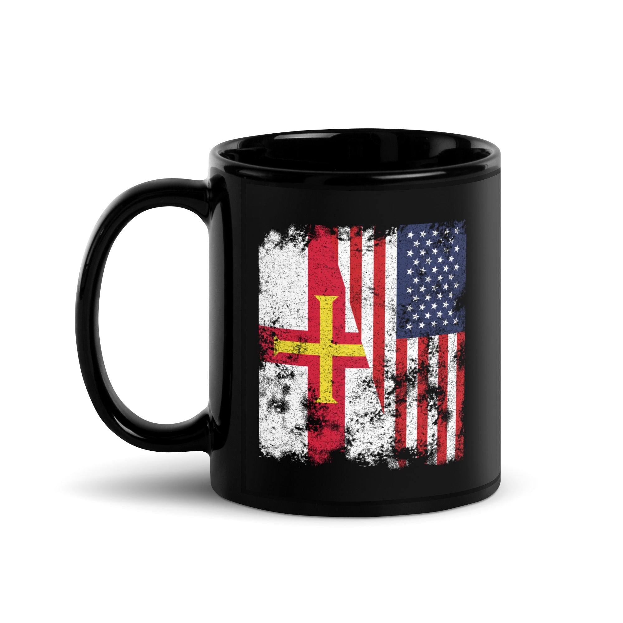 Guernsey USA Flag - Half American Mug