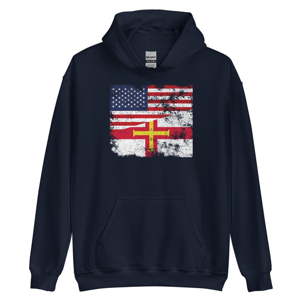 Guernsey USA Flag Hoodie