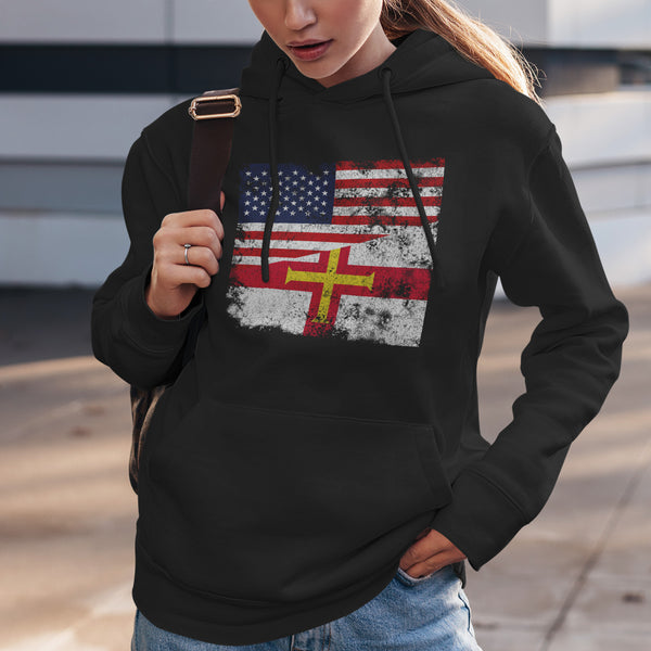 Guernsey USA Flag Hoodie