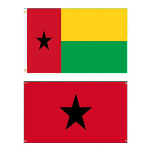 Guinea Bissau Flag - 90x150cm(3x5ft) - 60x90cm(2x3ft)