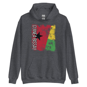 Guinea Bissau Flag - Distressed Flag Hoodie