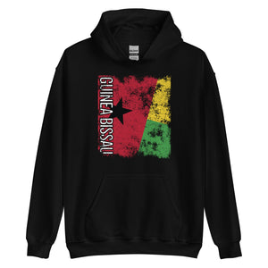 Guinea Bissau Flag - Distressed Flag Hoodie