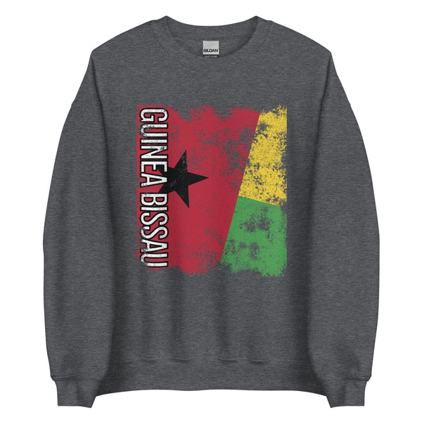 Guinea Bissau Flag - Distressed Flag Sweatshirt