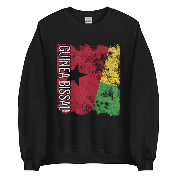 Guinea Bissau Flag - Distressed Flag Sweatshirt