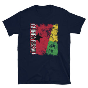 Guinea Bissau Flag Distressed T-Shirt