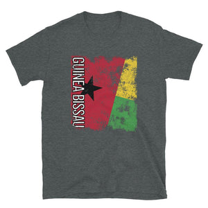 Guinea Bissau Flag Distressed T-Shirt