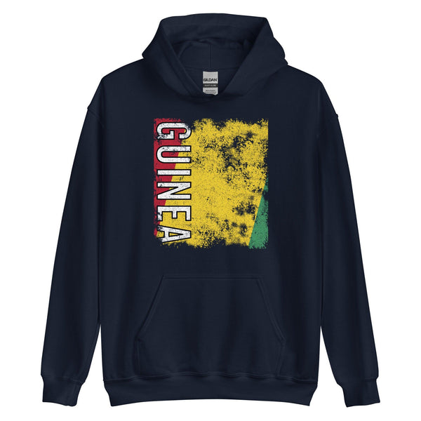 Guinea Flag - Distressed Flag Hoodie