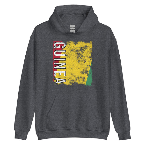 Guinea Flag - Distressed Flag Hoodie