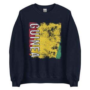 Guinea Flag - Distressed Flag Sweatshirt