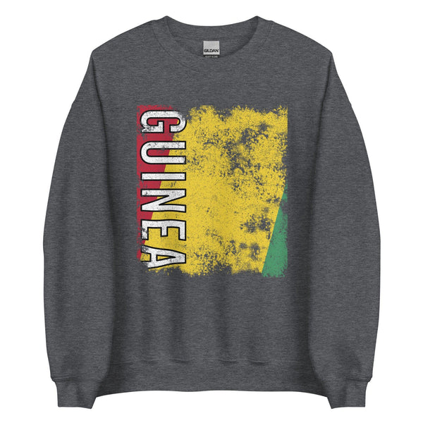 Guinea Flag - Distressed Flag Sweatshirt