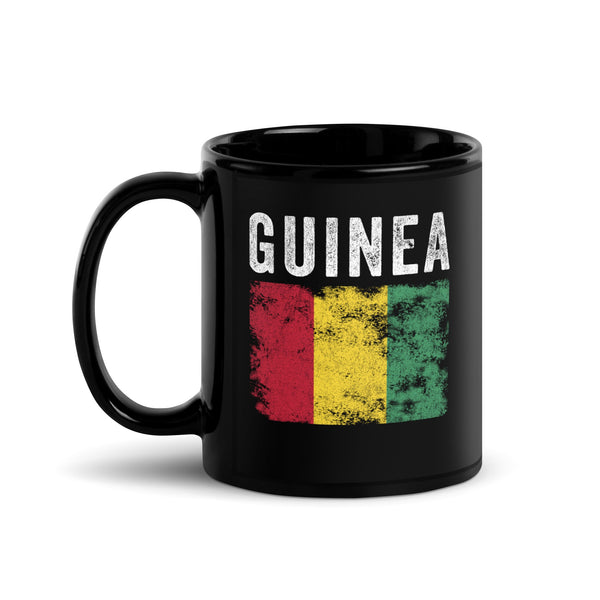 Guinea Flag Distressed - Guinean Flag Mug