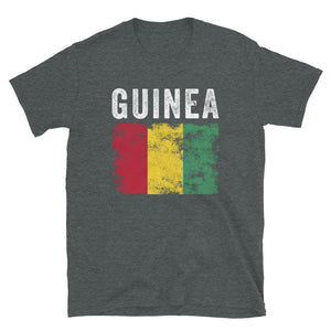 Guinea Flag Distressed - Guinean Flag T-Shirt