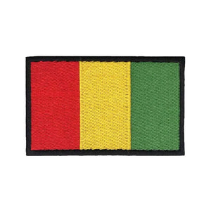 Guinea Flag Patch - Iron On/Hook & Loop Patch