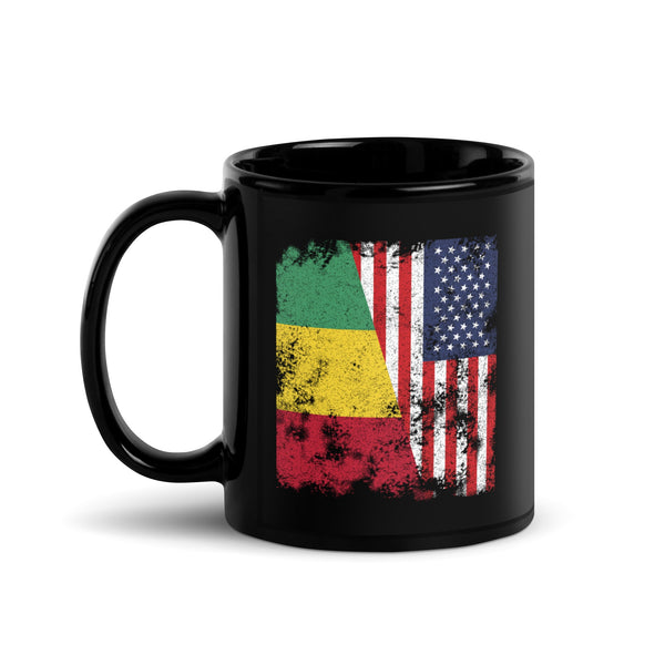 Guinea USA Flag - Half American Mug