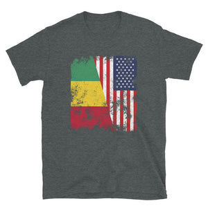 Guinea USA Flag - Half American T-Shirt