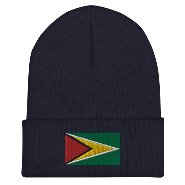 Guyana Flag Beanie - Embroidered Winter Hat