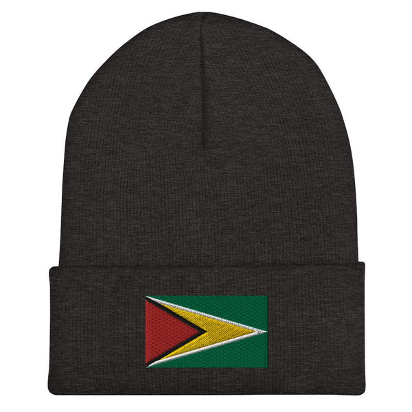 Guyana Flag Beanie - Embroidered Winter Hat