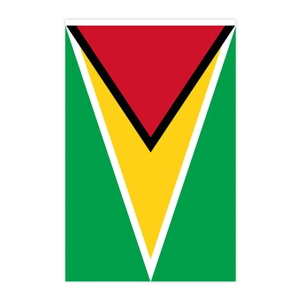 Guyana Flag Bunting Banner - 20Pcs