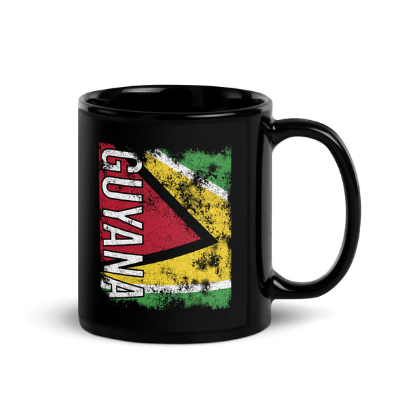 Guyana Flag - Distressed Flag Mug