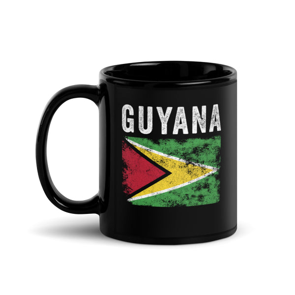 Guyana Flag Distressed - Guyanese Flag Mug