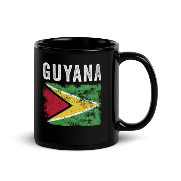 Guyana Flag Distressed - Guyanese Flag Mug