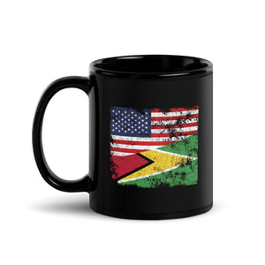 Guyana USA Flag Mug