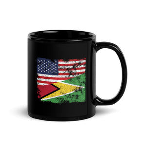 Guyana USA Flag Mug