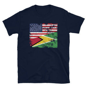 Guyana USA Flag T-Shirt