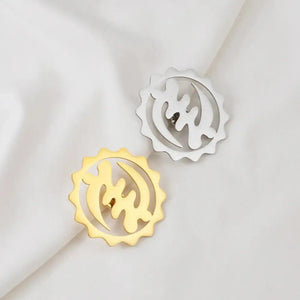 Gye Nyame Flag Lapel Pin - Enamel Pin Flag