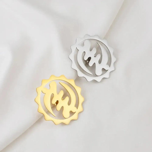 Gye Nyame Flag Lapel Pin - Enamel Pin Flag