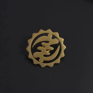 Gye Nyame Flag Lapel Pin - Enamel Pin Flag