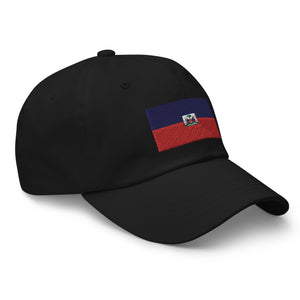 Haiti Flag Cap - Adjustable Embroidered Dad Hat