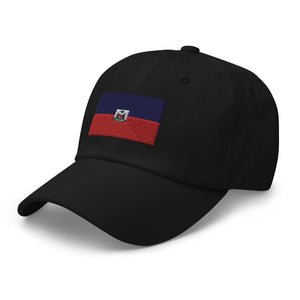 Haiti Flag Cap - Adjustable Embroidered Dad Hat