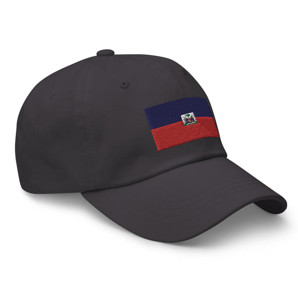 Haiti Flag Cap - Adjustable Embroidered Dad Hat