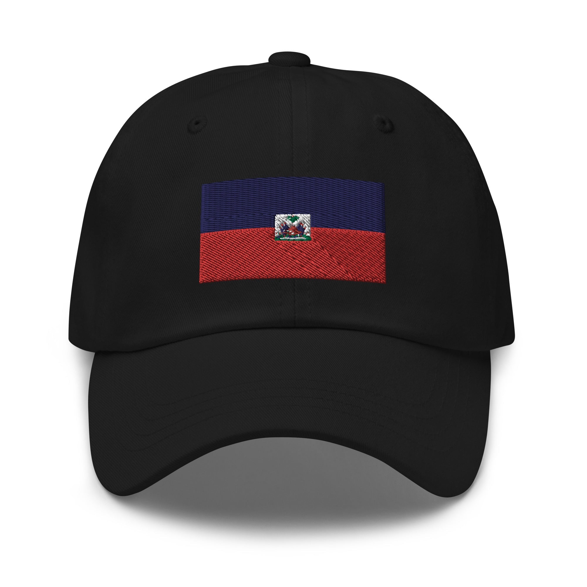 Haiti Flag Cap - Adjustable Embroidered Dad Hat