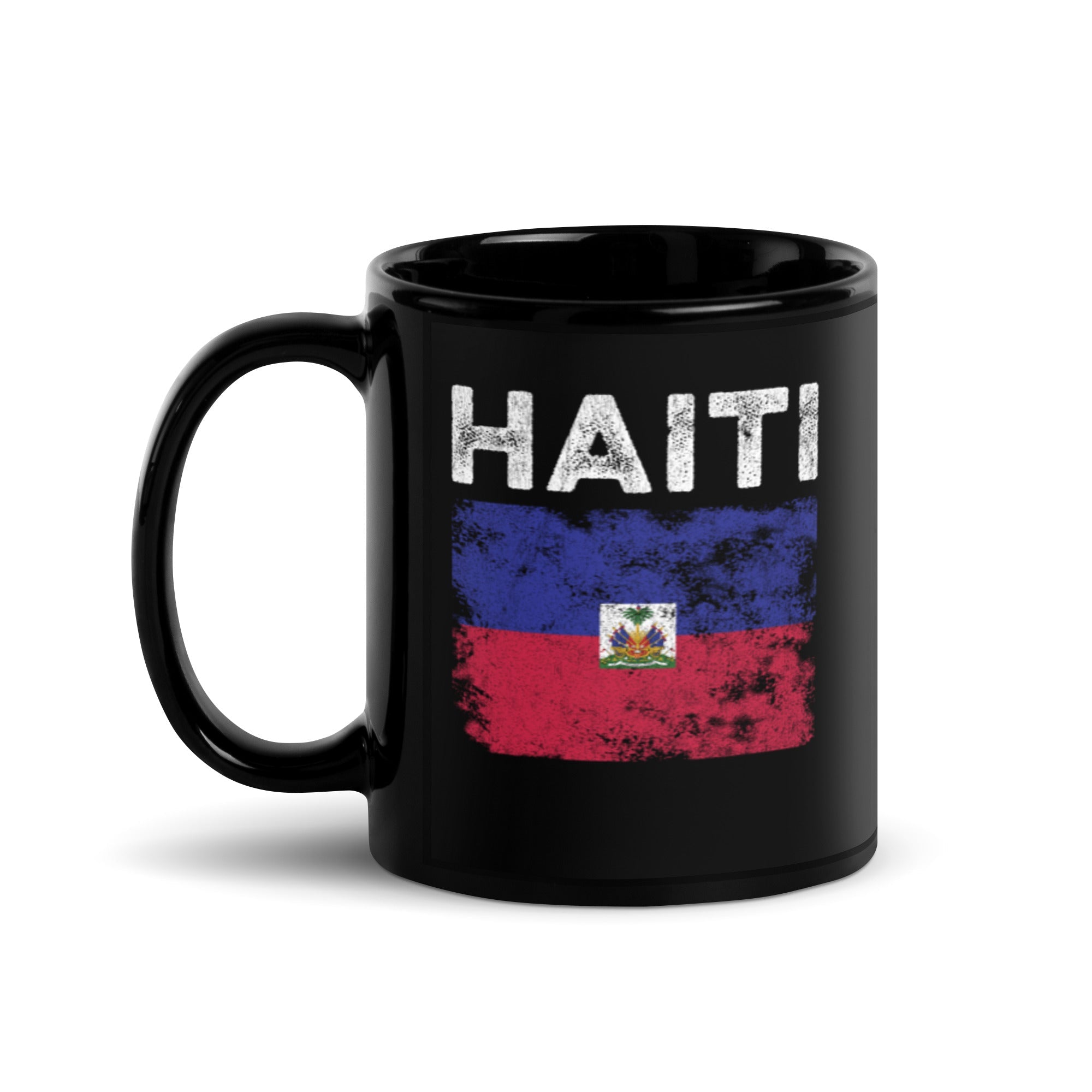 Haiti Flag Distressed - Haitian Flag Mug