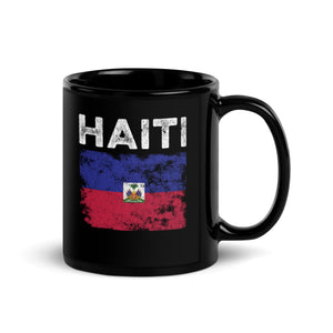 Haiti Flag Distressed - Haitian Flag Mug