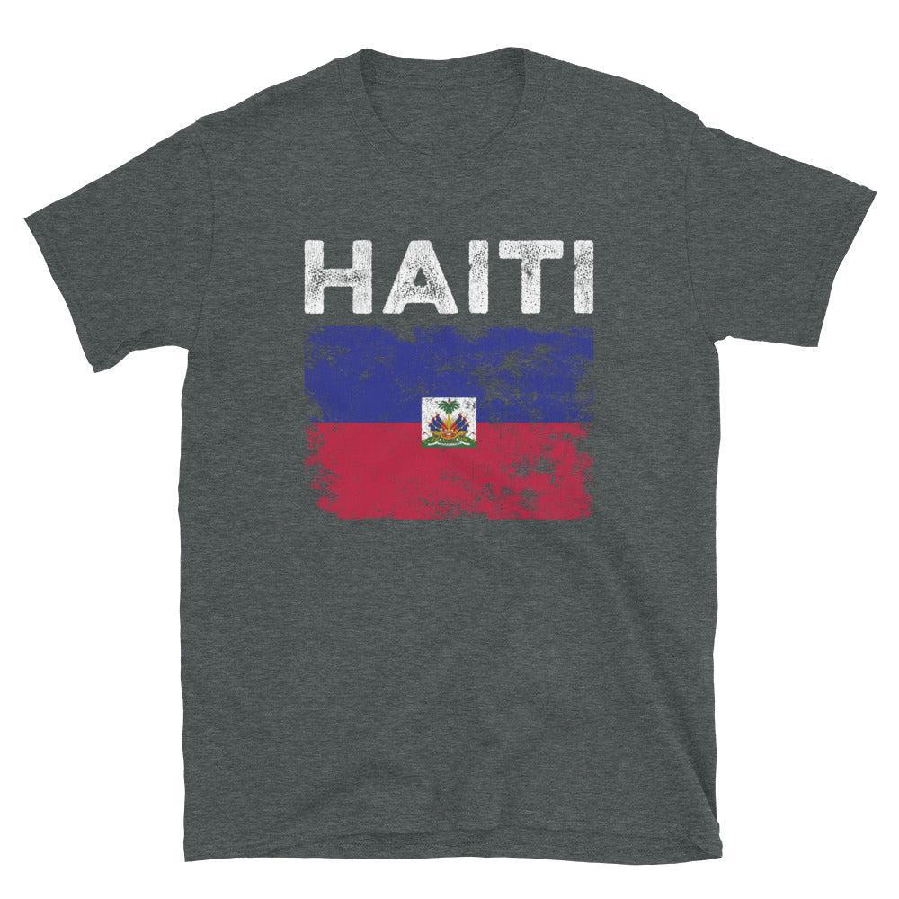 Haiti Flag Distressed - Haitian Flag T-Shirt - Flag Nation