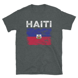 Haiti Flag Distressed - Haitian Flag T-Shirt