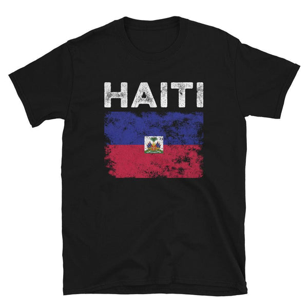 Haiti Flag Distressed - Haitian Flag T-Shirt