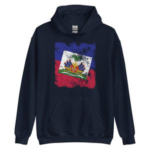 Haiti Flag Hoodie